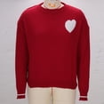 thumbnail image 5 of 2026 Valentine Shirt for Womens Long Sleeve Love Heart Graphic Cute Pullover Sweatshirts Valentines Day Outfit, 5 of 8