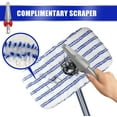 thumbnail image 6 of Microfiber Flat Mop with 5 Reusable Pads, Telescopic Handle & 360° Rotation for Efficient Hard Floor Cleaning - Quick Dust Mopping for Tile, Wood & Vinyl Floors, 6 of 8