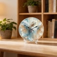 thumbnail image 3 of Hoease 10 Inch Silent Wall Clock, 3D Oil Painting Angel Decorative Wall Clock, Battery Operated Non-Ticking Round Clock for Living Room Bedroom Office Home Decor, 3 of 10