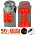 thumbnail image 1 of Chaleco Hetaed de 9 áreas, ropa de abrigo para hombres y mujeres, chaleco de autocalentamiento Usb, chaleco cálido para esquí, chaqueta térmica, ropa de caza para invierno Kuyhfg Bienvenido a Kuyhfg, 1 of 5