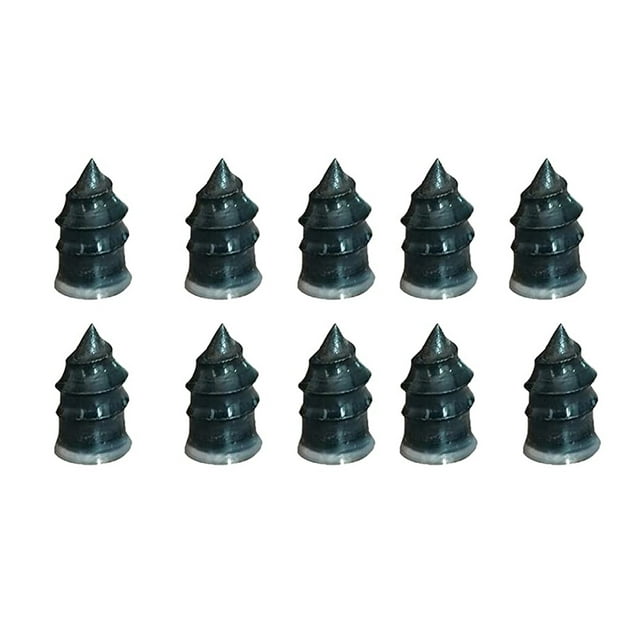 TFixol 10 Pcs Tire Repair Nail Quick Fix Self-Service Tire Repairing Nail Tool Efficient No Damage Fast Tyre Repair Nails Size L