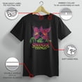 thumbnail image 3 of Netflix Boys' Stranger Things Demogorgon Neon Pixel Logo T Shirt, 3 of 10