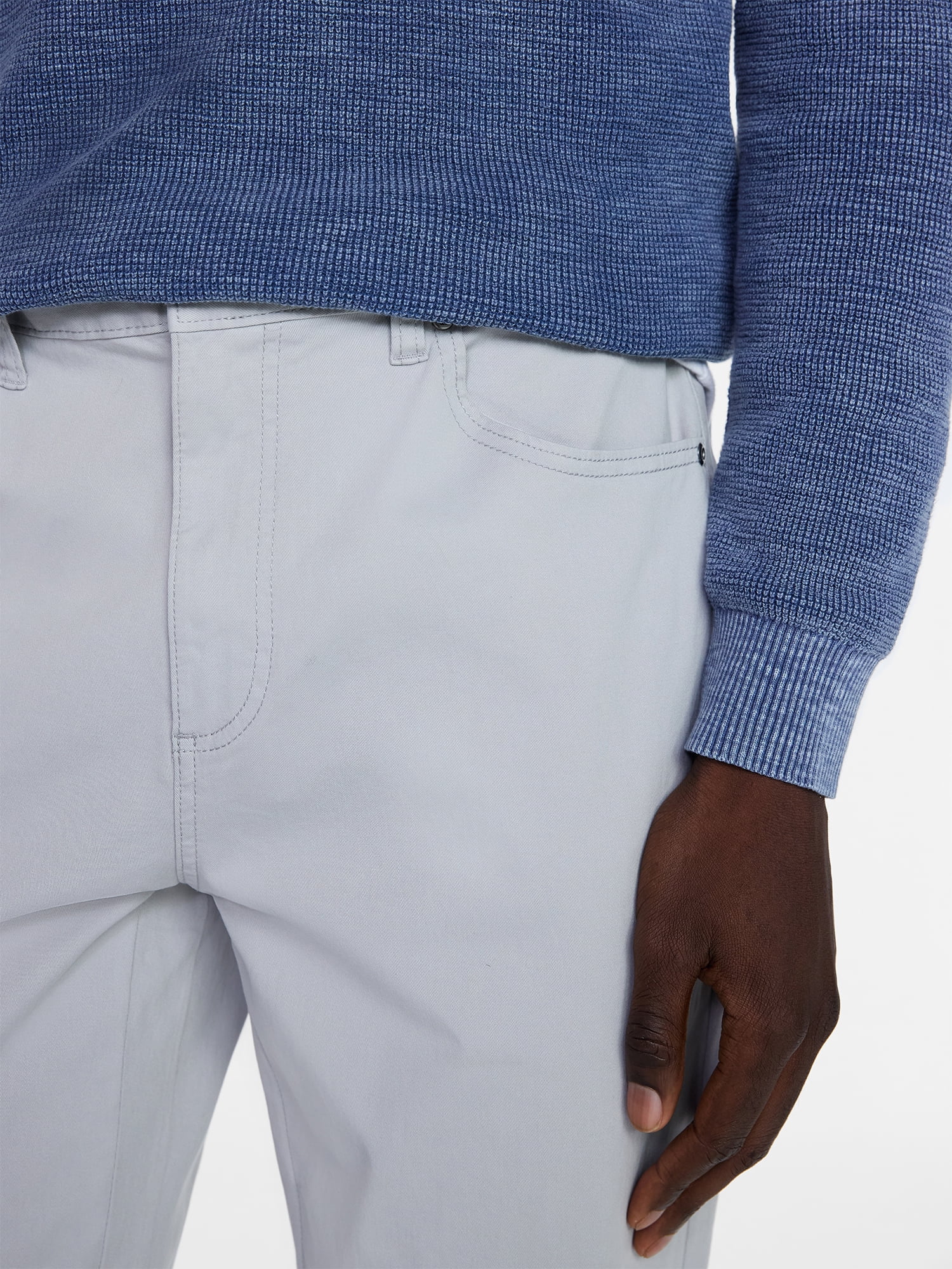 George Men's & Big Men's Slim Fit Premium 5 Pocket Pants, Sizes 29-44