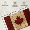 thumbnail image 6 of Elephant Stock Vintage Canadian Flag Wall Art - Horizontal Multi Panel Canvas - Living Room Wall Decor - Flags Multi Panel - Red And Beige Decor By Avery Tillmon - 65" x 42", 6 of 8