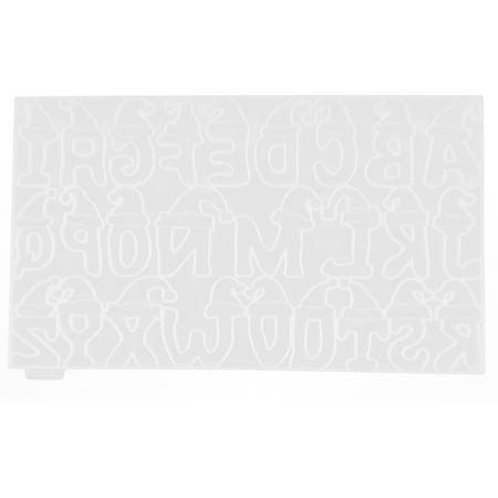 LABSERRON DIY Silicone Letter Mold for Casting Christmas Elements and Alphabet Pendants