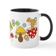 thumbnail image 2 of CafePress - Magic Mushroom Art Ceramic Coffee Mug - 11 oz Ceramic Mug - Novelty Coffee Tea Cup, 2 of 6