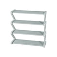 thumbnail image 2 of Shoe Rack, Staron 2026 Z-Shaped Multi-Layer Shoe Organizer, Stainless Steel Plastic Storage Rack Easy Assembly Modern Design, Blue, 2 of 6