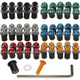 thumbnail image 3 of 10 x Fai Wind Screen Screw Windshield Mounting Motorcycle Black, 3 of 5