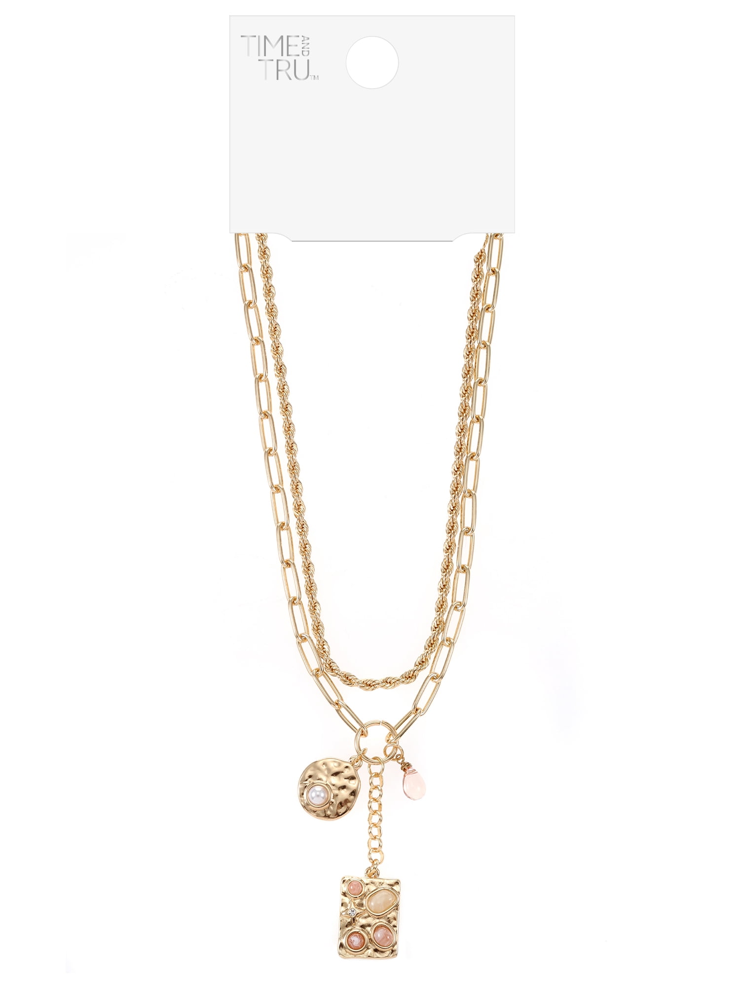 Time and Tru 2-Piece Layered Necklace Set