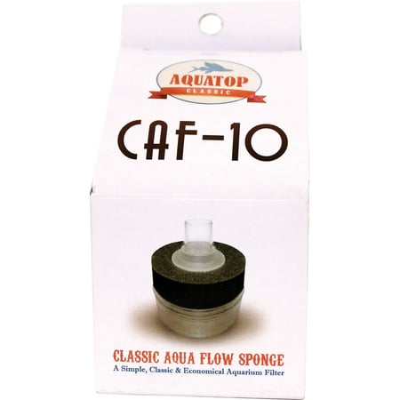 Aquatop Aquatic Supplies-Classic Aqua Flow Sponge Aquarium Filter Up To 10