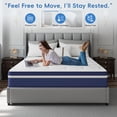 thumbnail image 5 of Babo Care 10 inch Queen Size Mattress, Cooling Convoluted Foam Hybrid Mattress in a Box, Individually Pocketed Springs, Motion Isolation, CertiPUR-US Certified, Medium, 5 of 10