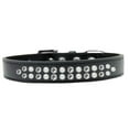 thumbnail image 5 of Two Row Pearl and Clear Crystal Size 20 Lavender Dog Collar, 5 of 9
