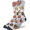 thumbnail image 1 of Socks - Good Luck Sock - Men's Active Fit - Food Fight (8-13) 4086, 1 of 1