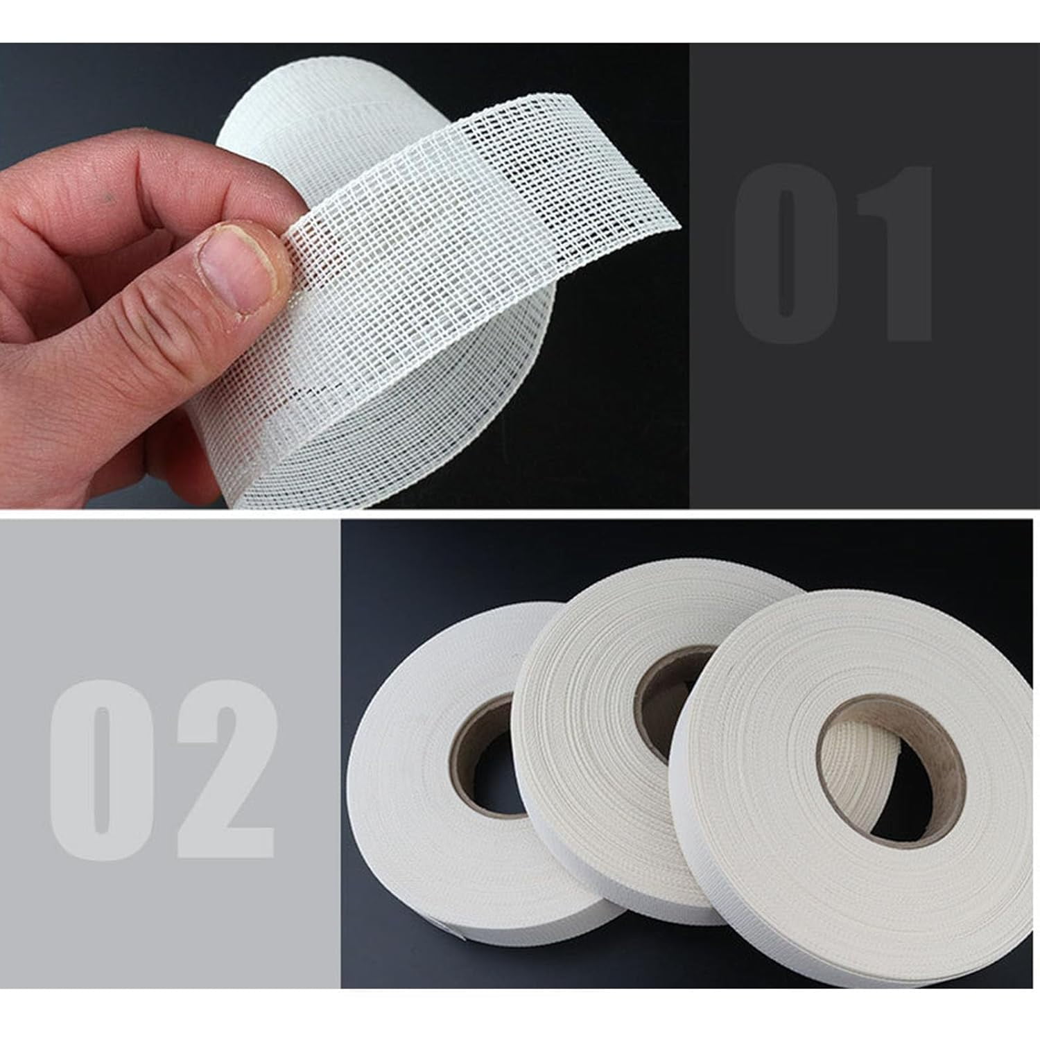 No-Sew Hem Tape Roll - Fabric Adhesive Tape for Hemming Pants, Dress, Sleeves | Self-Adhesive, Washable, Iron-On, Invisible Stitch Alternative for Beginners & DIY (XX)