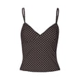 thumbnail image 5 of Polka Dots Tank Top for Women Girls Cute Summer Tops Y2K Square Neck Camisole Slim Fit Going Out Tops, 5 of 5