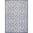 thumbnail image 2 of JONATHAN Y SANTA MONICA 3 x 5 Area Rug, Madrid Vintage Filigree Textured Weave - Blue/Cream, SMB107F-3, 2 of 9
