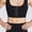 Black, variant on Men's Slimming Body Shaper Chest Vest Binder Flat Compression Shirts 3 Rows Clasp Bust Corset Vests Size 2XL Black