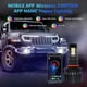 thumbnail image 5 of Faro Antiniebla Led 15000LM Luz de conducción RGB Control de aplicación de lámpara delantera colorida para automóvil (9006 HB4) Sywqhk Accesorios para autos y motos, 5 of 8