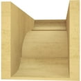 thumbnail image 4 of 12"W x 24"D x 12"H Wide Bryant Rough Cedar Woodgrain TimberThane Corbel, Primed Tan, 4 of 6
