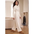 thumbnail image 3 of Jessica London Women's Plus Size Ribbed Cotton Turtleneck Sweater, 3 of 4
