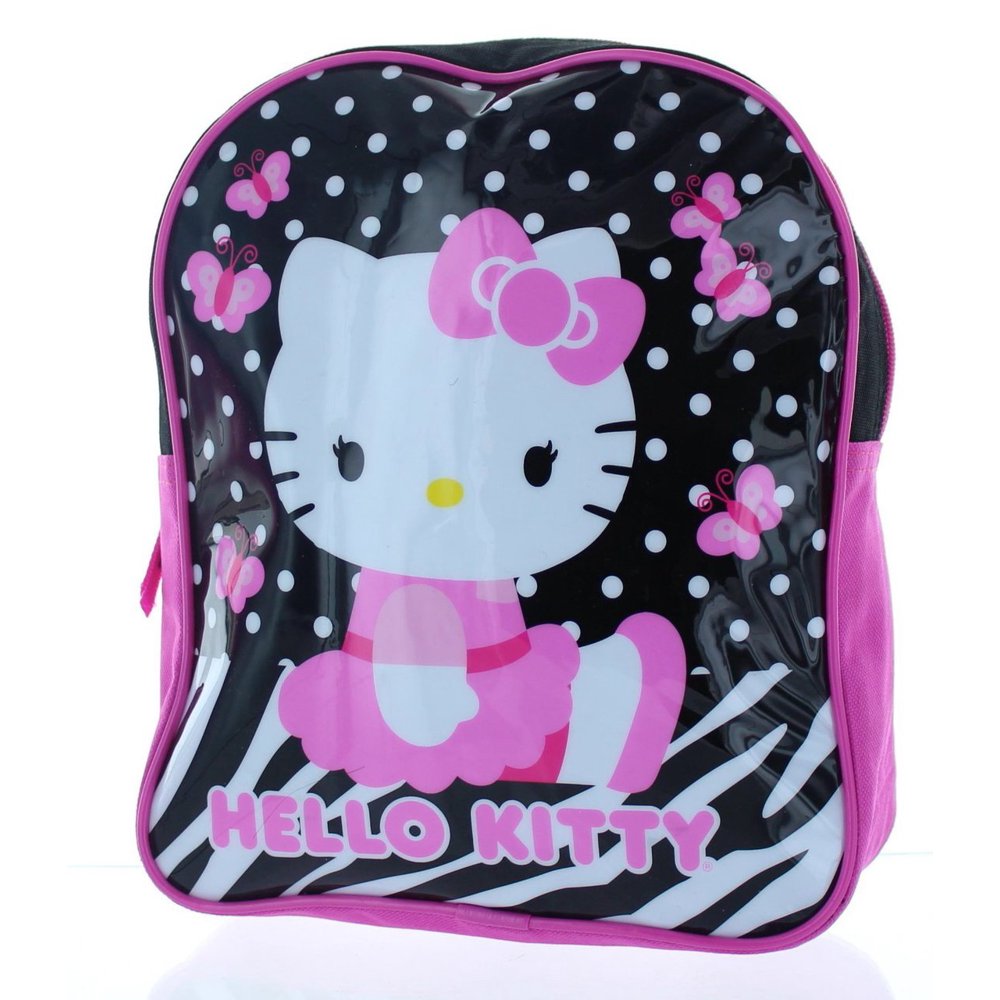 F.A.B. Hello Kitty 10" Toddler Backpack, Black