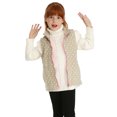 thumbnail image 7 of LittleSpring Girls Sleeveless Fleece Vest Pink Leopard Zipper Toddler 2T, 7 of 7