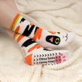 thumbnail image 6 of BambooMN Women's Super Soft Warm Cute Animal Non-Slip Fuzzy Fluffy Crew Winter Home Socks, Asst 32 - 2 Pairs, 6 of 8