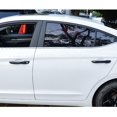 thumbnail image 3 of para 2017-2020 Moldura de cubierta de manija de puerta de automóvil de fibra de carbono Pegatina (2 botones), 3 of 5