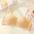 thumbnail image 5 of Hduncf Womens Soft Support Tube Top Bra Ultra-Thin, Breathable Camisole Lingerie for Small Busts, Skin-Friendly Thin Underwear Beige M, 5 of 7