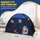 thumbnail image 2 of Tienda de Campaña para Cama Individual Redants con Oscurecimiento para Privacidad en Azul, 2 of 8