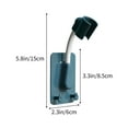 thumbnail image 3 of AuroraX Adjustable Angle Shower Head Holder for Hand Held,Small Wall Mount Blue Shower Head Holder with Suction Cup Detachable Easy Installation, 3 of 6