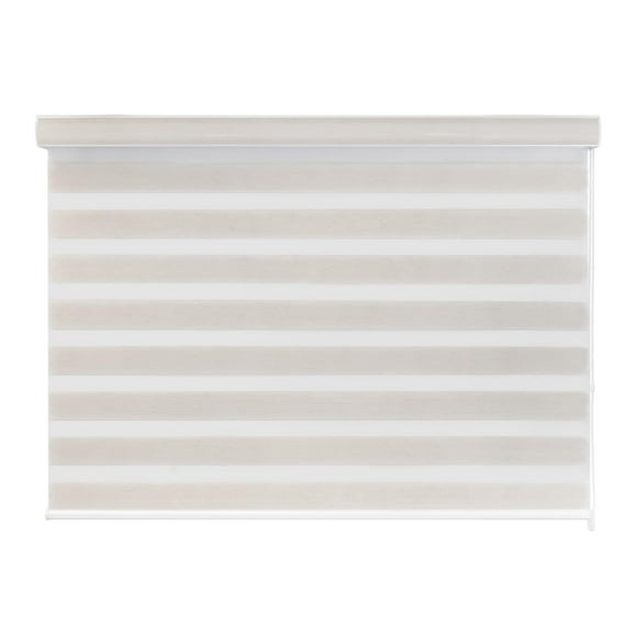 DecoKing Persiana para Ventana Sheer Elegance Enrollable Horizontal 160cm ancho x 180cm alto Linen White