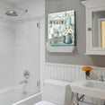 thumbnail image 6 of Farmhouse Bathroom Decor Wall Art Rustic Flower and Butterfly Bathroom Pictures Canvas Print Blue Country Bathroom Wall Decor Soak Relax Unwind Bathroom Wall Art Framed Ready To Hang, 6 of 6