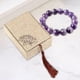 thumbnail image 5 of Pulsera de cuentas Pulsera de muñeca Pulsera de cristal Brazalete de cuentas para regalo, 5 of 7