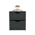 thumbnail image 7 of Miekor Furniture Nightstand Gandu, Two Drawers, Black Wengue Finish 122834, 7 of 7