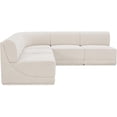 thumbnail image 6 of Meridian Furniture Ollie Cream Boucle Fabric Modular Sectional, 6 of 10
