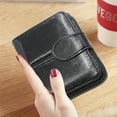 thumbnail image 4 of Hand hold zipper bag card bag coin purse women's short style purse, 4 of 6