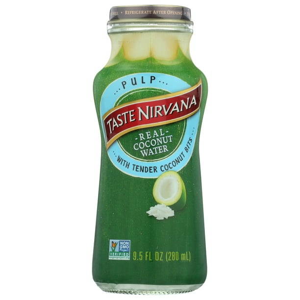 Taste Nirvana Coconut Water, Pulp, 9.5 Fl Oz
