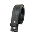 thumbnail image 3 of Resistance Men's Western Belt – Full-Grain Leather with Floral Engraved Buckle, 3 of 5