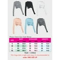 thumbnail image 2 of Uhndy Women's Workout Shirts Crop Top Workout Gym Exercise Clothes for Girls Yoga Shirts with Thumb Holes Sexy Shirts Sportswear Athleticwear Loungewear Long Sleeve Gray,M, 2 of 2