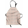 thumbnail image 1 of Vintage Nautical Tattoo Apron, Continuous Vibrant Colors Octopus Pattern, Unisex Kitchen Bib with Adjustable Neck for Cooking Gardening, Adult Size, Night Blue Champagne, by Ambesonne, 1 of 4