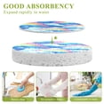thumbnail image 3 of 3 Packs Of Wood Pulp Cotton Dishwashing Sponge 3.54x2.56 Inch Dishwashing Sponge Household Cleaning Sponge Kitchen Utensils Clean Use Rainbows and Blue Clouds, 3 of 7