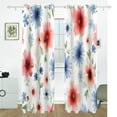thumbnail image 2 of Flower Room Blackout Cutrains Original Design Summer Thermal Insulated Curtain for Home, Living Room, Bedroom, Offices, Kitchen 72 x 55 Inch x 2 Panels, 2 of 4