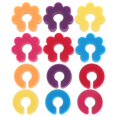 thumbnail image 4 of Reusable Silicone Wine Glass Markers 12pcs Set Party, Wedding & Event Drink Labels Creative Cup Charms for Goblets & Beverages, 4 of 5