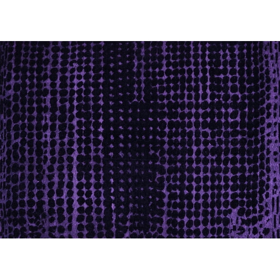 Ahgly Company Indoor Rectangle Abstract Purple Modern Area Rugs, 6' x 9'