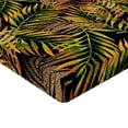 thumbnail image 4 of Ambesonne Leafy Design Fitted Sheet, Modern Feels Tropical, Twin XL Size, Vermilion Lime Green, 4 of 5