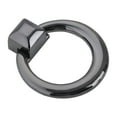 thumbnail image 2 of Utopia Alley Anello Cabinet Ring Pull Knob - Decorative Cabinet Drop Pull Knobs for Cabinets and Drawers - Vintage Cabinet Hardware with Hand Finished Gun Metal - Metal Drawer Pull Knobs 1.6", 2 of 6