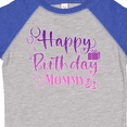 thumbnail image 4 of Inktastic Purple Happy Birthday Mommy Boys or Girls Toddler T-Shirt, 4 of 5