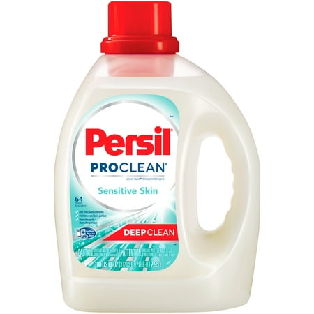 Persil ProClean Liquid Laundry Detergent, Sensitive Skin, 100 Fluid Ounces, 64 (Best Laundry Detergent For Itchy Skin)