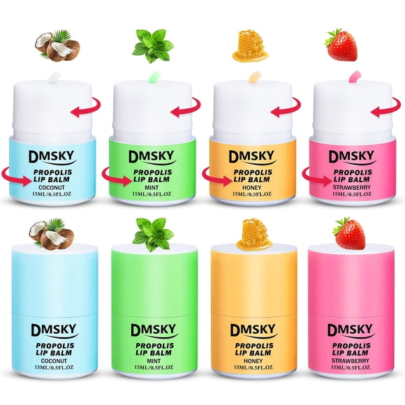 Set de mascarillas para dormir para labios DMSKY Nourish Hydrate Lip Butter x8